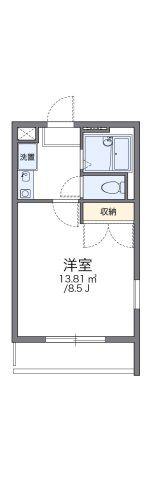 レオパレスレストⅡの間取り画像
