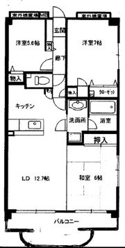 パティオ大宮の間取り画像