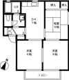 ディアスM B棟の間取り画像