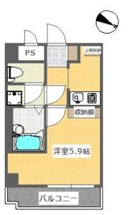 ヴィレッジヒル宮西の間取り画像