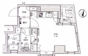 エスコートノヴェル南麻布の間取り画像