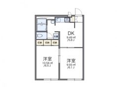 レオパレスネイティブⅡの間取り画像