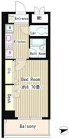 協和高輪マンションの間取り画像