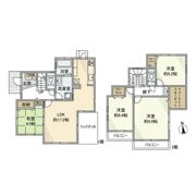 富士塚戸建の間取り画像