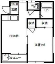 三日月ハウスの間取り画像