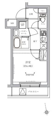 RELUXIA品川東大井の間取り画像