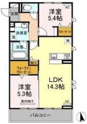 アンソレイエ トモの間取り画像