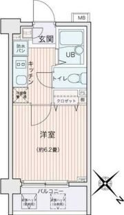 エコロジー都立大学レジデンスの間取り画像