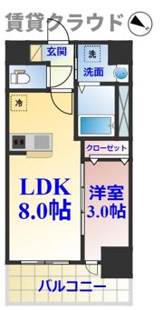 LANART蘇我の間取り画像