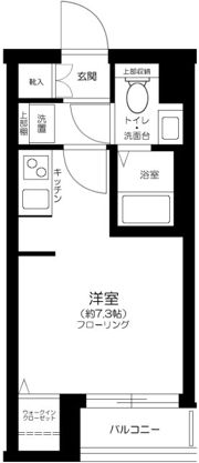 クレヴィスタ品川西大井の間取り画像