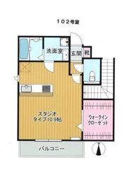 ミルティーユの間取り画像