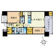 パークホームズ大濠公園フロントの間取り画像