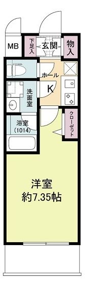 ブランシエスタ天満の間取り画像
