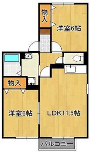 グリーンヒルズ宮前の間取り画像