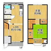 大開3丁目貸家の間取り画像
