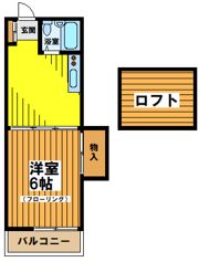 メゾネット松原の間取り画像