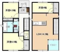 島田3-109KODATEXⅠの間取り画像