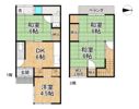 大宅坂ノ辻町 貸家の間取り画像