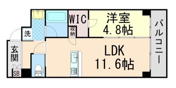 神戸ボナールレジデンスの間取り画像