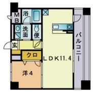 Aden箱崎駅前の間取り画像