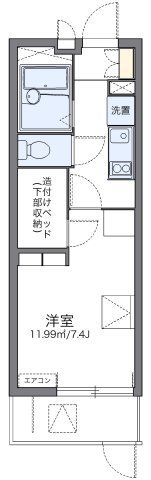 レオパレスLeafの間取り画像