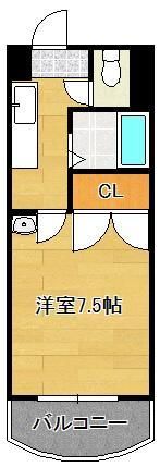 ニューサンリバー10番館の間取り画像