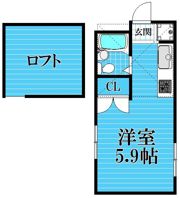 アップルハウス弘明寺2の間取り画像