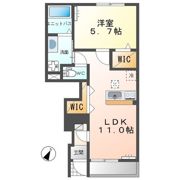 仮）阿見町若栗新築アパートの間取り画像
