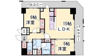 Cherir六甲道の間取り画像