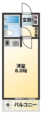 美工中山ハイツの間取り画像