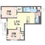ボヌール新都心の間取り画像