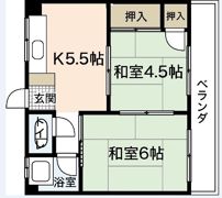 第二楠ビルの間取り画像