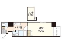 グラビスコート紙屋町の間取り画像