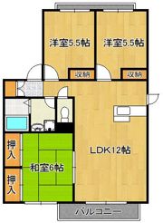 浪漫志井F棟の間取り画像