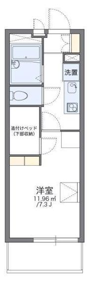 レオパレスプレミアの間取り画像