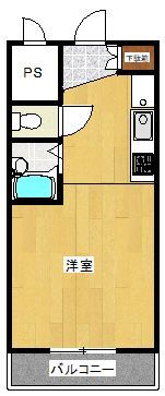 ライオンズマンション中之島の間取り画像