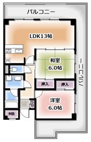 プリーマ北新の間取り画像