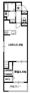 東川口HBの間取り画像