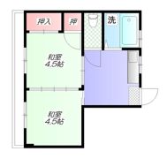 第二泉水コーポの間取り画像