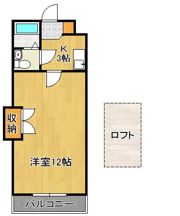 ロフティ若園の間取り画像