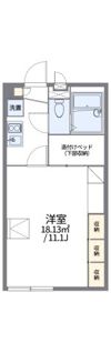 レオパレスハナイの間取り画像