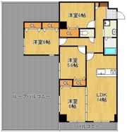ファミール守恒の間取り画像