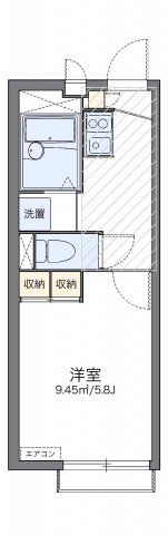 レオパレス山茂の間取り画像