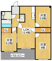 アネシスの間取り画像