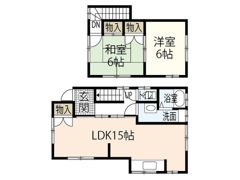 金島貸家の間取り画像