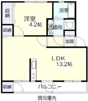 マッサム西持田1号館の間取り画像