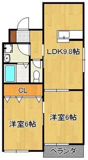 フレシール緑ヶ丘の間取り画像