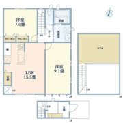 奥沢三丁目テラスハウスの間取り画像