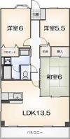 湊マンションの間取り画像