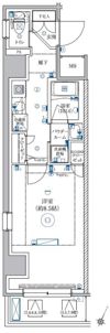 LEXE AZEST横濱関内の間取り画像